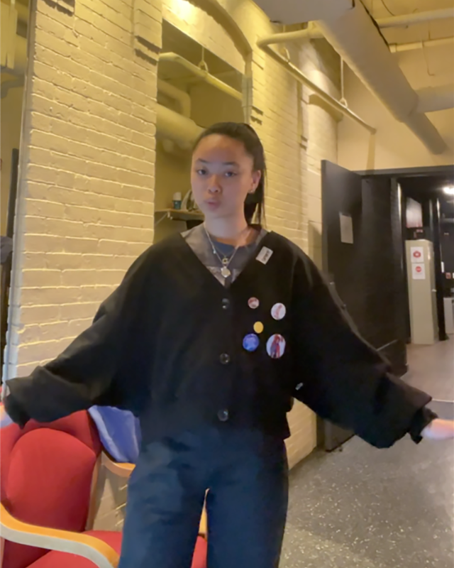 Griff Logo Black Cardigan