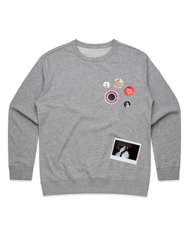Griff Polaroid Logo Grey Sweater