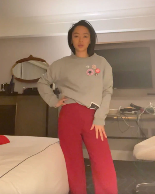 Griff Polaroid Logo Grey Sweater