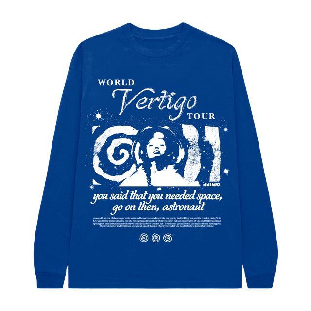 Vertigo World Tour Astronaut Blue Longsleeve