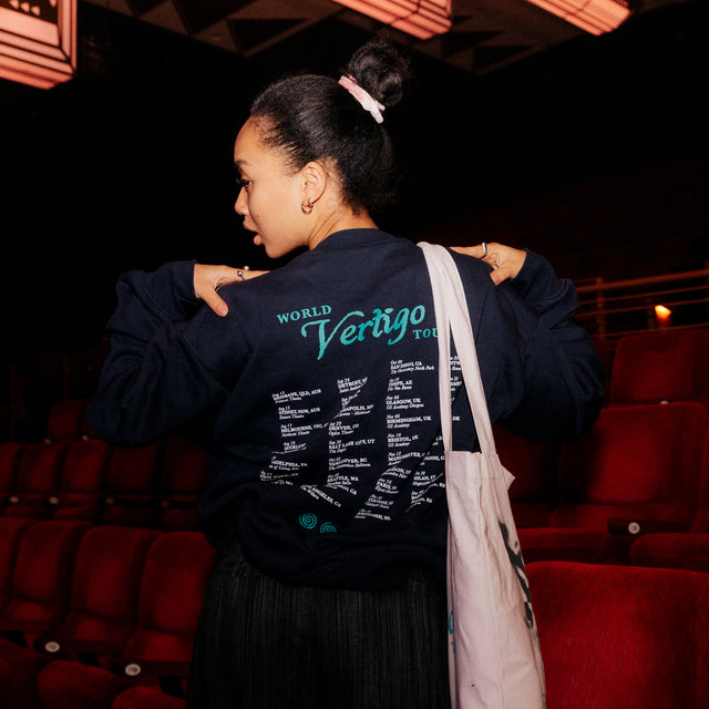 Vertigo World Tour Midnight Blue Sweater